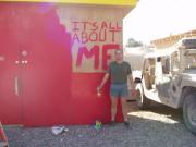 GYSGT MUGSY IRAQ WAR SHED - MUGSY DRZEWIECKI