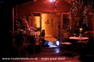 Looking into the shed from the gtarden