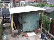 old shed ready for demolition