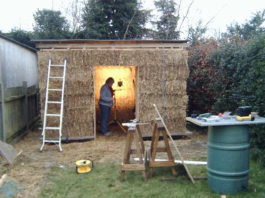 The Straw Bale Shed, Unique from norwich #shedoftheyear
