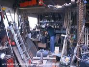 Apprentice doing some molishing or possibly fettling
