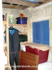 Shelves and tool bit