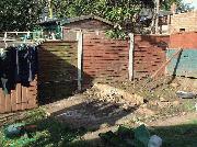Old shedbase and wasted area behind it