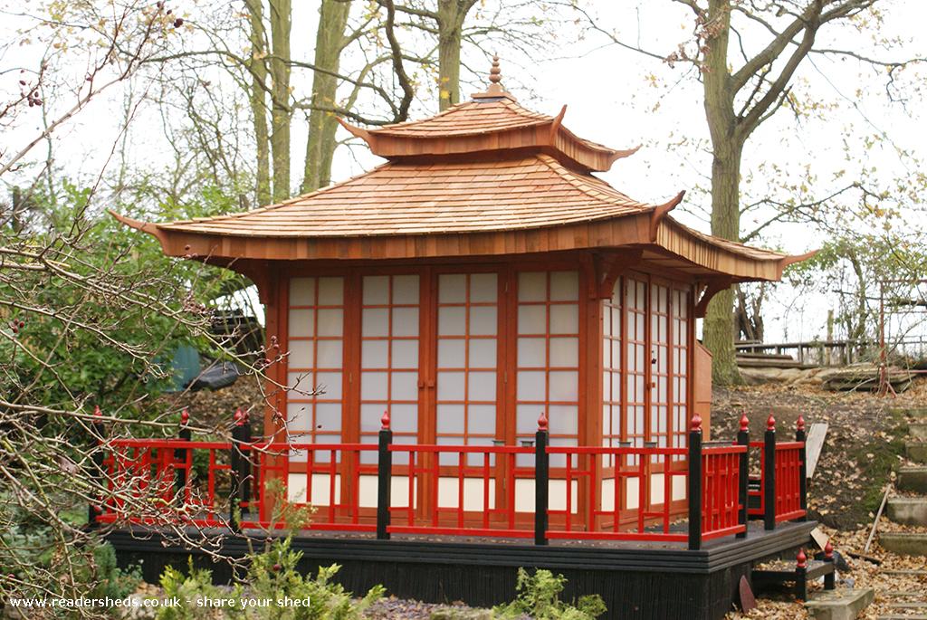 Japanese Tea House, Unique from Garden #shedoftheyear @unclewilco