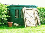 The Dead Shed. This one had to be sacrificed for the new one! of shed - Jabba the Hut, 