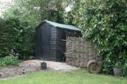 front view of shed - , Nottinghamshire