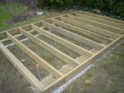 Foundation of shed - Jim's Shed, 