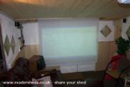 BAR HUMBUG AND HOME BREWERY: Big screen tv