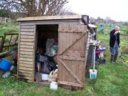 Seeing the superbly stored contents of shed - My Allotment Shed, 