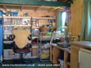Inside of shed - The Postmortem Arms, 