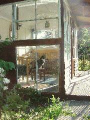 Green Halt: This window over looks The Ravensbourne river