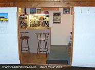 front of shed - The Dub Pub, 