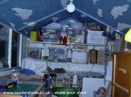 Inside of shed - Sarah's Craft Shed & My Workshop / Escape Shed..., 