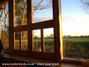 The view of shed - Shed with a view, Somerset