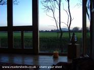 Another view of shed - Shed with a view, Somerset