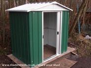 front view of shed - Tinman, 