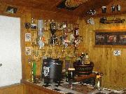 bar inside of shed - goldies bar, 