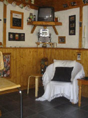 inside of shed - goldies bar, 