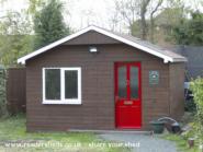 Stained and painted of shed - Dad's Fixit Shop /Wendy House/ Chalet, 