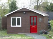 Dad's Fixit Shop /Wendy House/ Chalet: Stained and painted