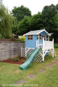 Playhouse with the new garden done of shed - Willowbank Heights, 