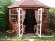 outside view of shed - the drunken duck, 