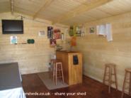 inside view of shed - The Rottie Arms, West Sussex