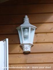 Night sensor light of shed - Garden room, Middlesex