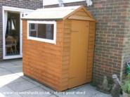Front/side view of shed - Daves shed, 