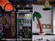 beer fridge of shed - The Fat Newt, Essex