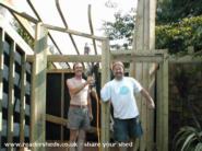early erection of shed - , 