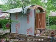 Side view of shed - The Bothy, Greater Manchester