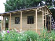 Head Weeders Office: Looking something like a real building now...!