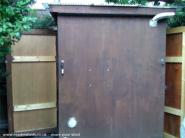 Side View -- Front/Rear Doors Open of shed - BattleShed, 