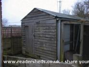 Door view, note 1 and a half door width of shed - JJ's, East Riding of Yorkshire