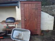 Daylight view of Mr Shed of shed - Mr Shed 'n barbie ensemble, West Lothian