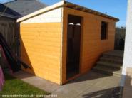 During construction - external of shed - The WOODEN WEDGY, Angus