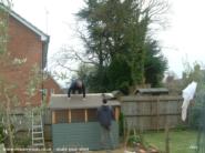 nearly up... of shed - , 