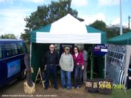 Meni sheds on tour-selling our wares at the local craft centre of shed - Men in Sheds, 