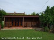 Finished View of shed - The Pleasure Palace, Bedfordshire