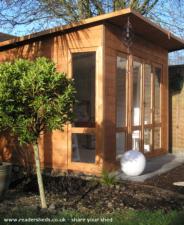 front view of shed - Dads Den, 