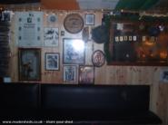 seating of shed - The Gibberish Inn, 
