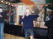 Karaoke in the gibberish of shed - The Gibberish Inn, 
