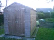 outside of shed - Tom's shack, 