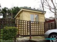 front view of shed - dad's shed, Swansea