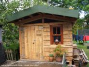 Front of shed - , 