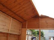 My art studio: half of the roof...