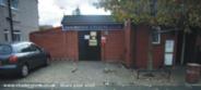 Front view - (Attahced to bungalow) of shed - Bicycle shed, Greater Manchester
