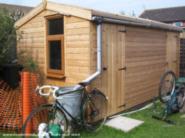 Window end of shed - The shedroom, 