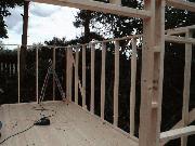 first side frame of shed - cottage in the woods, 
